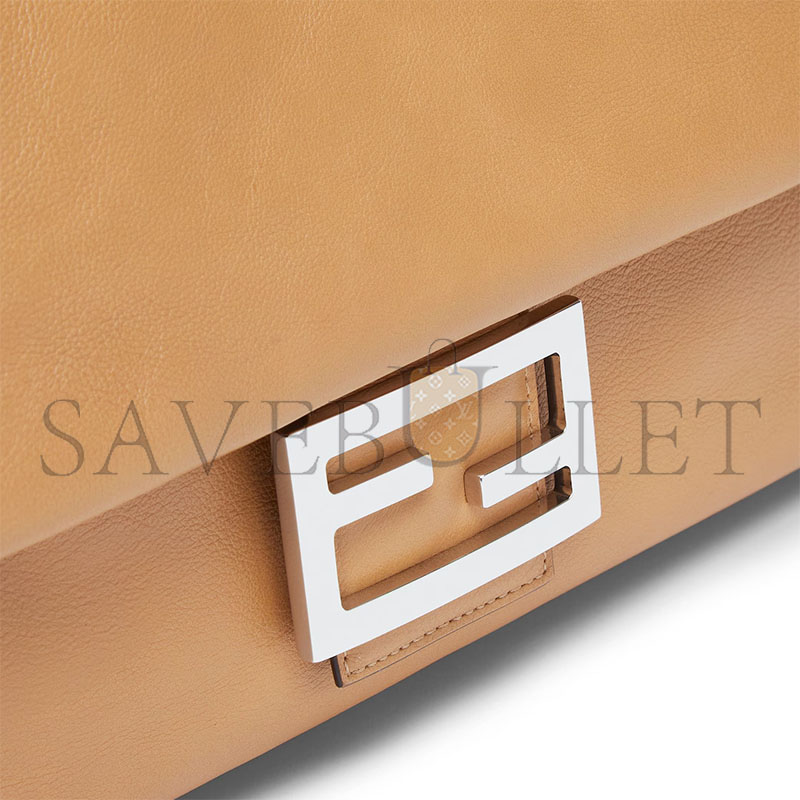FENDI BAGUETTE CHAIN LARGE LEATHER BEIGE 8BR828AS7AF1QD3 (40*18.5*7cm)